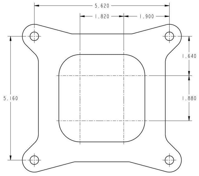 HOLLEY Mechanical Secondaries, Manual Choke, 4150 Series Holley 600 CFM 4-Barrel Street/Strip Carburettor - Classic Finish HO0-4776C SR