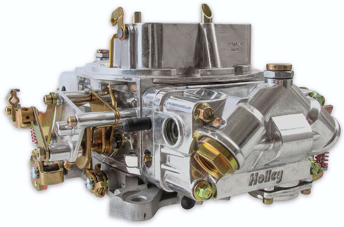 HOLLEY Mechanical Secondaries. Manual Choke. 4150 Series Holley 600 CFM 4-Barrel Street/Strip Carburettor - Shiny Finish HO0-4776S SR