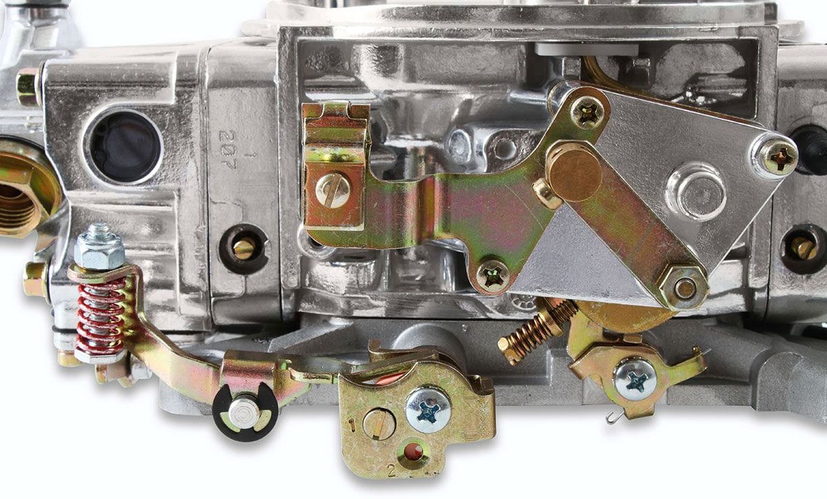 HOLLEY Mechanical Secondaries. Manual Choke. 4150 Series Holley 650 CFM 4-Barrel Street/Strip Carburettor - Shiny Finish HO0-4777S SR