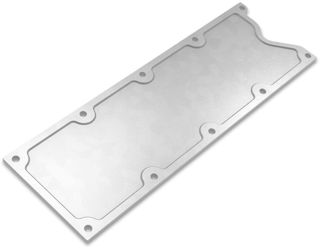 Holley Natural Cast Finish Suit GM LS1/LS6 Holley Valley Cover- Finned HO241-256 SR