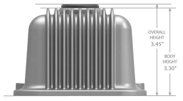 HOLLEY Natural Finish Suit SB Chev Holley Vintage Series Fined Valve Covers HO241-240 SR
