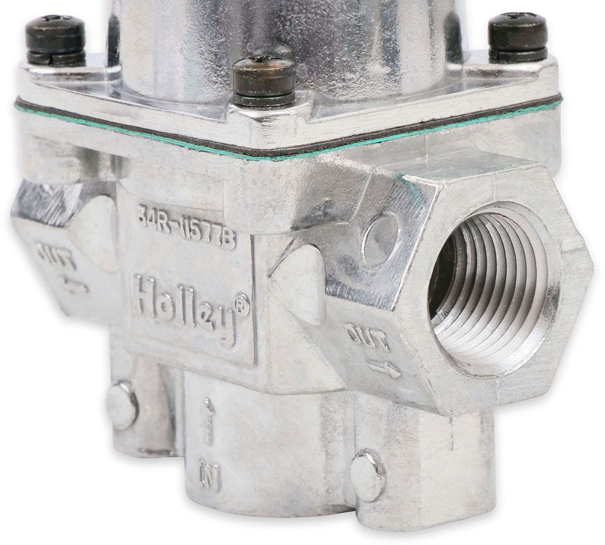 HOLLEY Suit Carburettor application, Adjustable From 4.5 Psi to 9 psi, Alcoh Holley Holley 2-Port Fuel Regulator HO12-704 SR