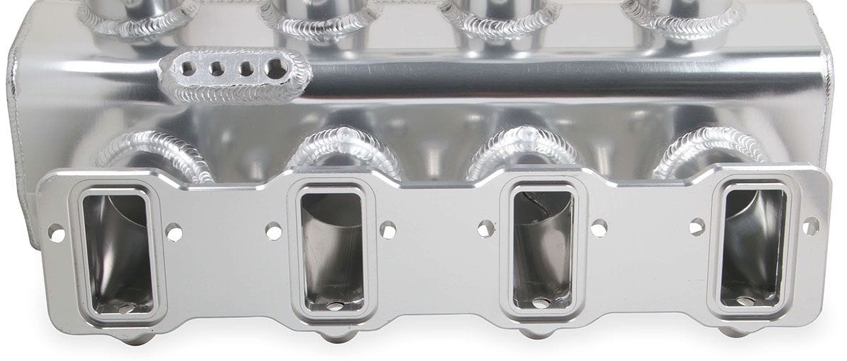 HOLLEY Suit LS3/L92 With Fuel Rail Kit, Use With Single 4BBL Throttle Body Holley Fabricated Sniper EFI Intake Manifold - Silver HO822051 SR