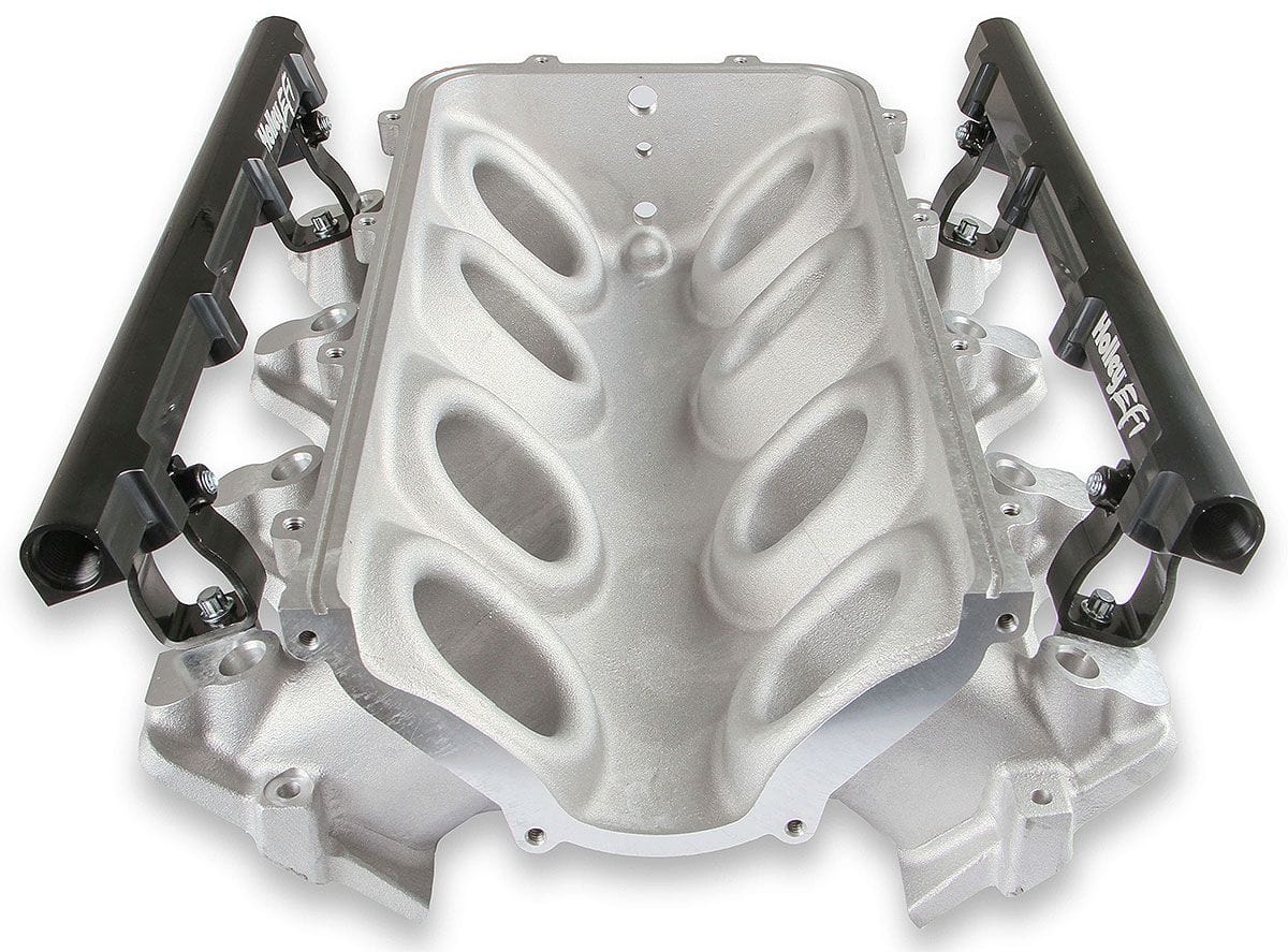 HOLLEY Suit Single GM 105mm Throttle Body Holley LS1/LS2/LS6 Ultra Lo-Ram EFI Intake Manifold HO300-621 SR