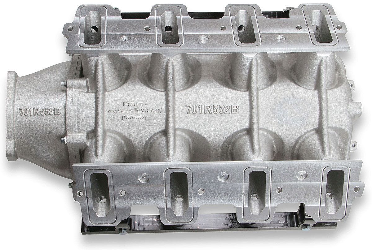 HOLLEY Suit Single GM 105mm Throttle Body Holley LS1/LS2/LS6 Ultra Lo-Ram EFI Intake Manifold HO300-621 SR