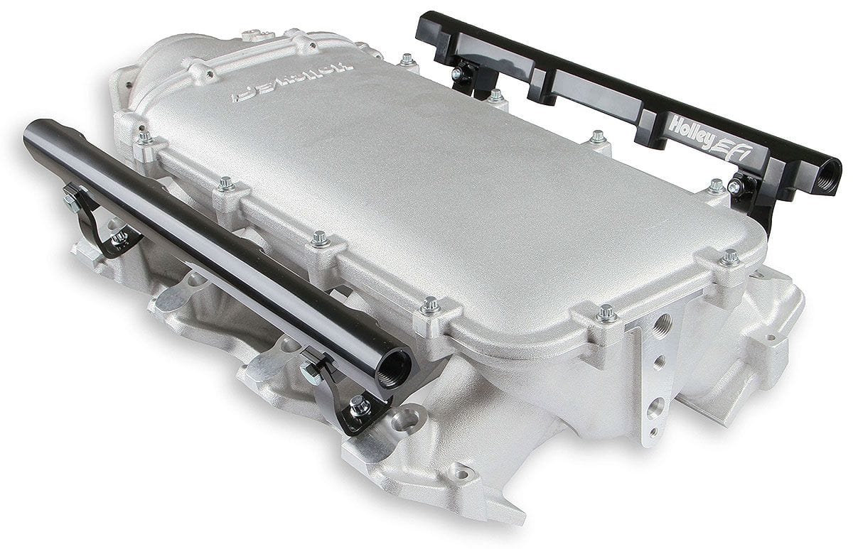 HOLLEY Suit Single GM 105mm Throttle Body Holley LS1/LS2/LS6 Ultra Lo-Ram EFI Intake Manifold HO300-621 SR