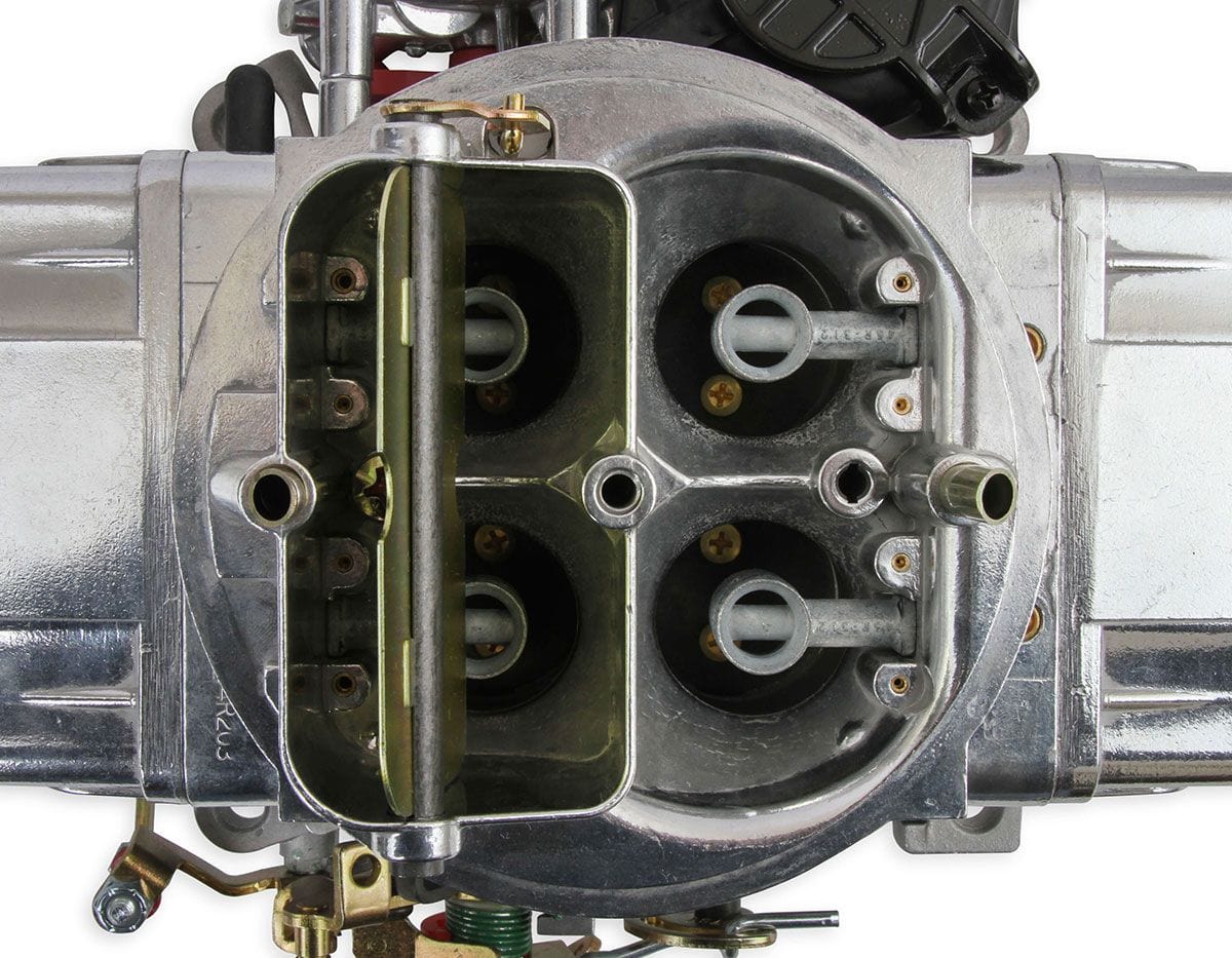HOLLEY Vacuum Secondaries, Electronic Choke Holley 570 CFM 4-Barrel Street Avenger System Carburettor HO0-80570 SR