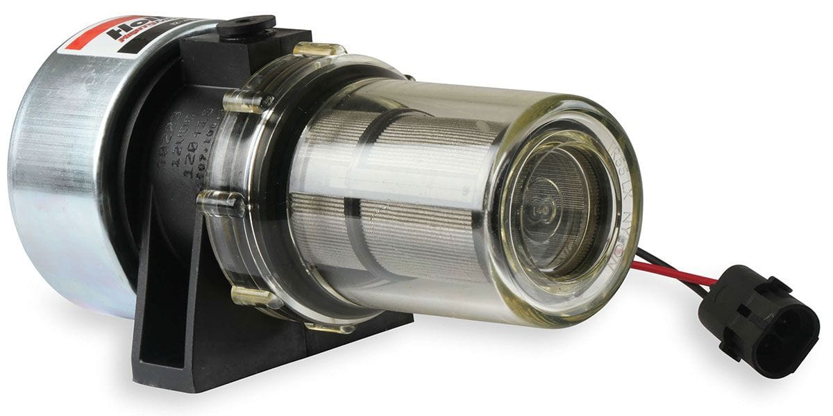 HOLLEY With Filter, 33 GPH, 9-11 PSI Holley Mighty Mite Electric Fuel Pump HO12-430 SR