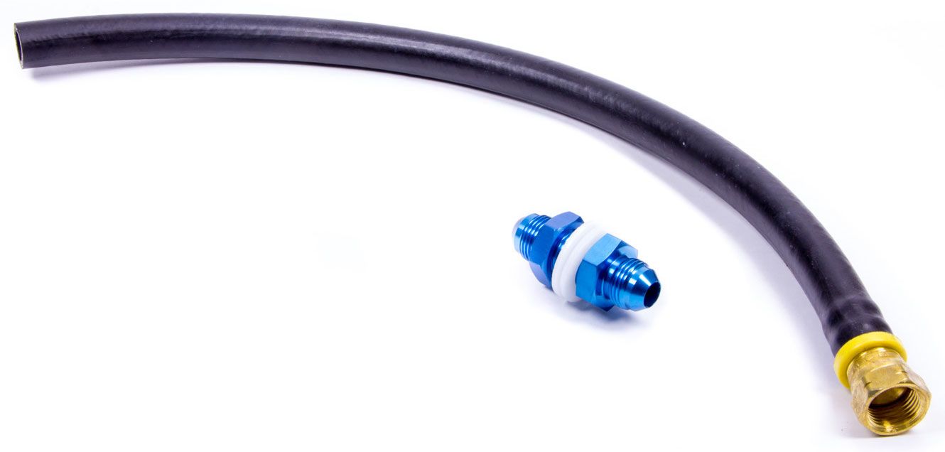 JAZ -10AN Bulkhead with 18" Length Hose Jaz Products Fuel Cell Pick Up Hose Kit JAZ835-010-11 SR