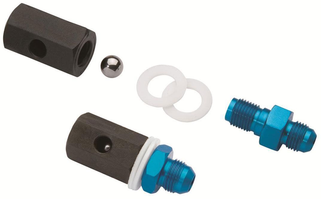 JAZ For Hose To vent Outside Of Vehical Jaz Products -10 AN Roll Over Valve JAZ834-010-11 SR