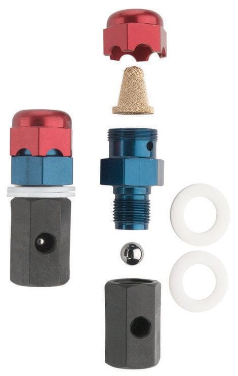 JAZ With Bronze Breather Vent Jaz Products -8 AN Roll Over Valve JAZ834-108-06 SR