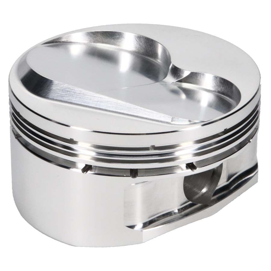 JE 409 c.i, 4.140" Bore, 3.800" Stroke, 5.850" rod length, -4.5cc dome v JE Pistons 400 Small Block Chevy - 13° All Pro / 13.5° GB2000 Flat Top Forged Piston J28180 SR