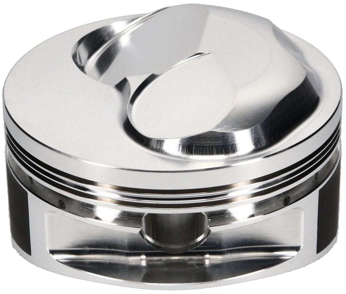 JE Big Block Chevy 509, 4.500" bore, 6.535" rod length, 42.0cc dome volu JE Pistons Big Block Open Chamber Dome - Standard/Tall Deck Block Forged Piston J258233 SR