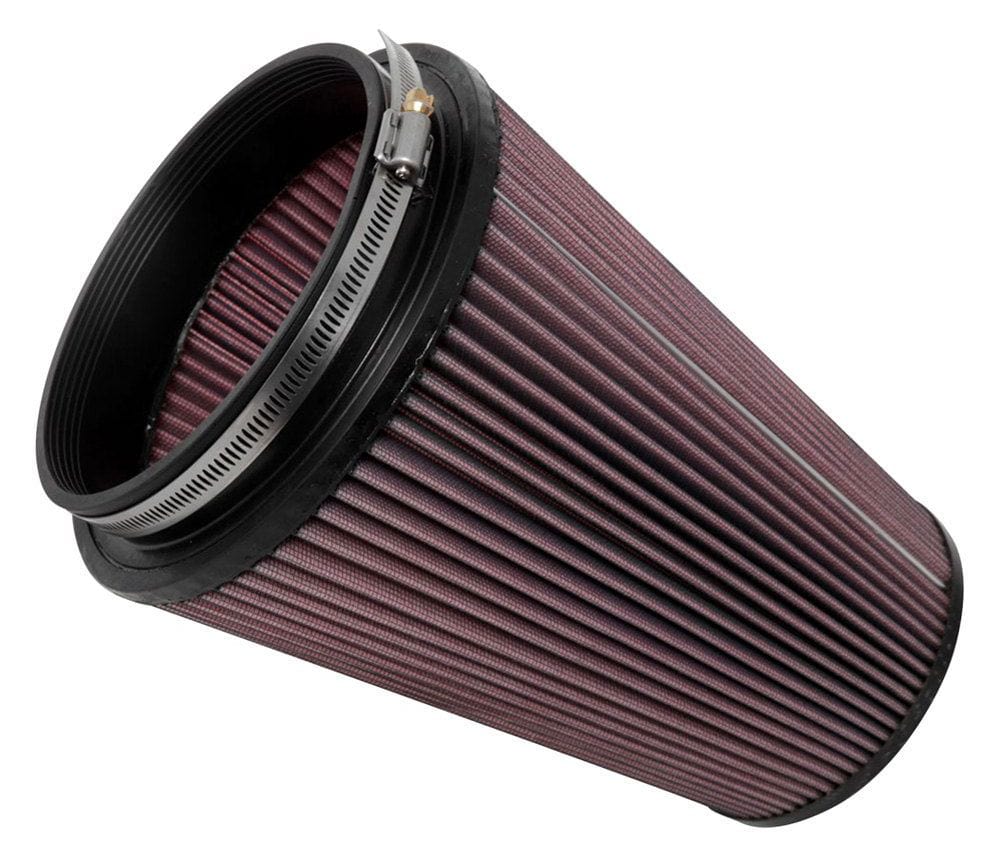 K&N 10 in (254 mm) H x 7.5 in (191 mm) Base OD x 5 in (127 mm) Top OD - KNRU-3280 K&N K&N Universal Clamp On Filter Fits 6 in (152 mm) KNRU-3280 SR
