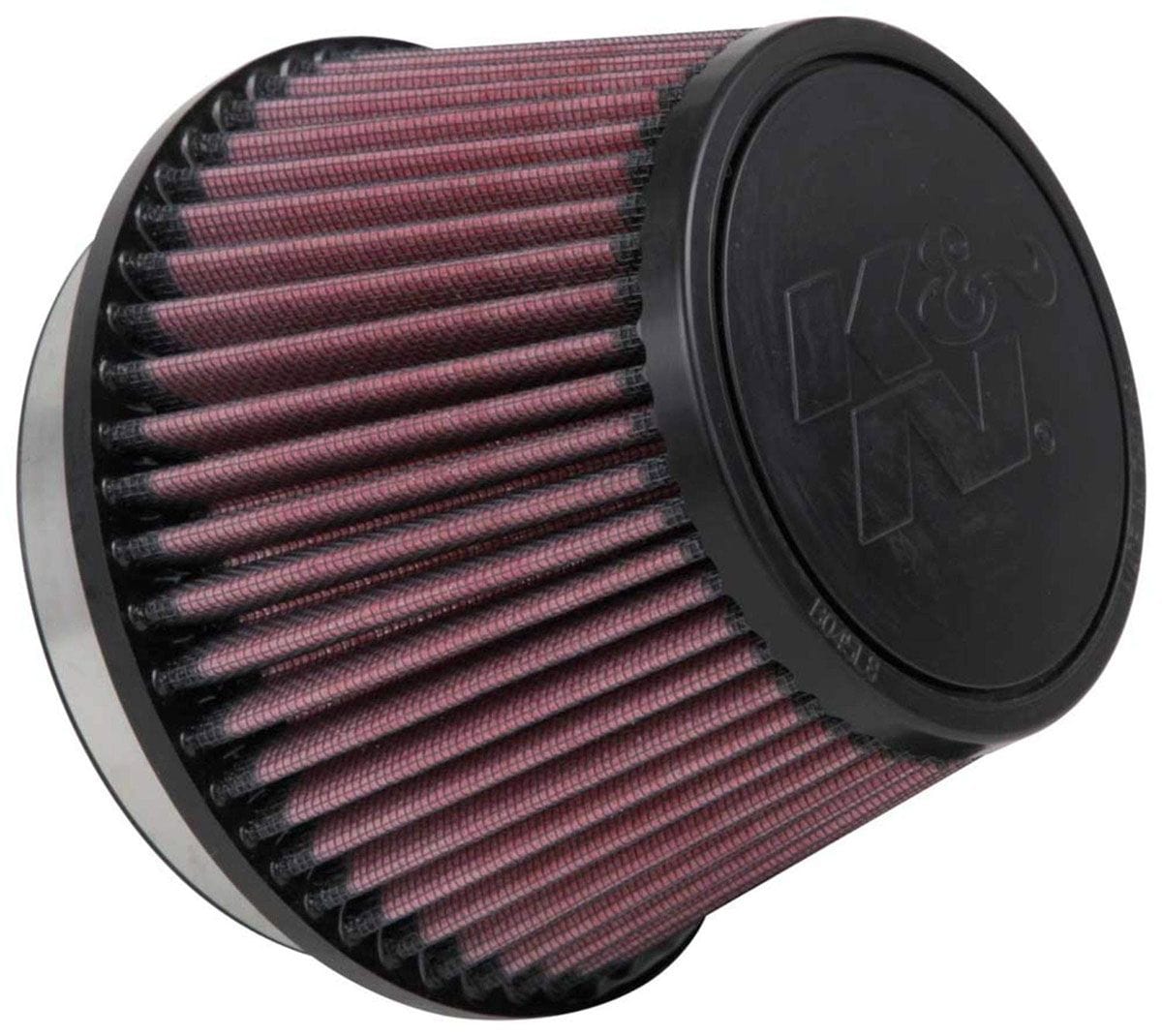K&N 4.125 in (105 mm) H x 6.5 in (165 mm) Base OD x 4.5 in (114 mm) Top OD - KNRU-5163 K&N K&N Universal Clamp On Filter Fits 5 in (127 mm) KNRU-5163 SR