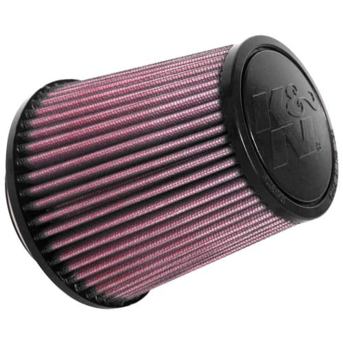 K&N 4.875 in (124 mm) H x 4.688 in (119 mm) Base OD x 3.5 in (89 mm) Top OD K&N K&N Universal Clamp On Filter Fits 2.75 in (70 mm) KNRU-9350 SR