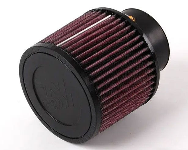 K&N 4 in (102 mm) H x 5 in (127 mm) Base OD x 4.625 in (117 mm) Top OD - KNRU-3700 K&N K&N Universal Clamp On Filter Fits 3 in (76 mm) KNRU-3700 SR