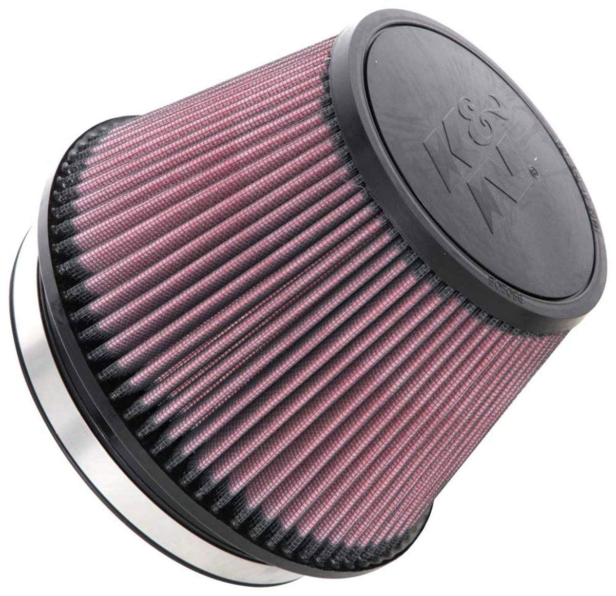 K&N 5 in (127 mm) H x 7.5 in (191 mm) Base OD x 5 in (127 mm) Top OD - KNRU-2960XD K&N K&N Universal Clamp On Filter Fits 6 in (152 mm) KNRU-2960XD SR