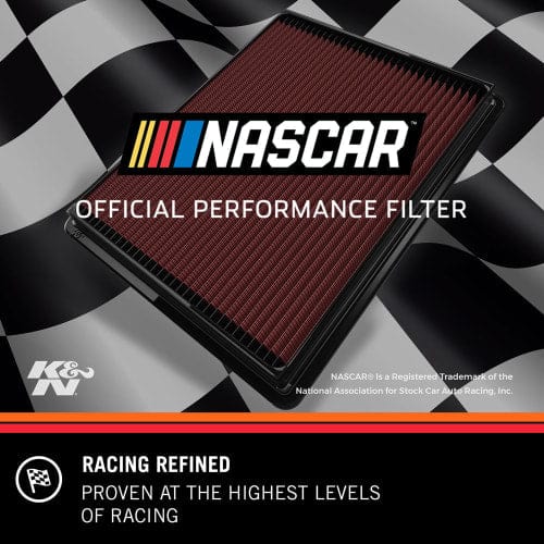 K&N Fits 1989-2001 Nissan 300ZX 2 Required & Honda Civic - KN33-2036 K&N K&N Replacement Panel Filter (A1266) KN33-2036 SR