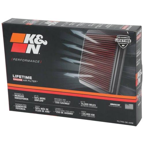 K&N Fits 1992-2002 Toyota Corolla 1.6, 1.8L - KN33-2672 K&N K&N Replacement Panel Filter KN33-2672 SR