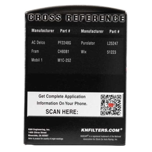 K&N Fits 1995-2009 BMW 2.5L L6 F/I K&N K&N Pro Series Oil Filter KNPS-7007 SR