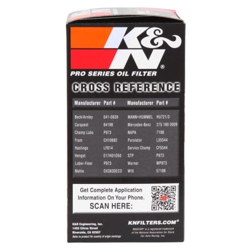 K&N Fits 2003-2016 Mercedes Benz, Maybach 5.5L & 6.0L V12 K&N K&N Pro Series Oil Filter KNPS-7033 SR