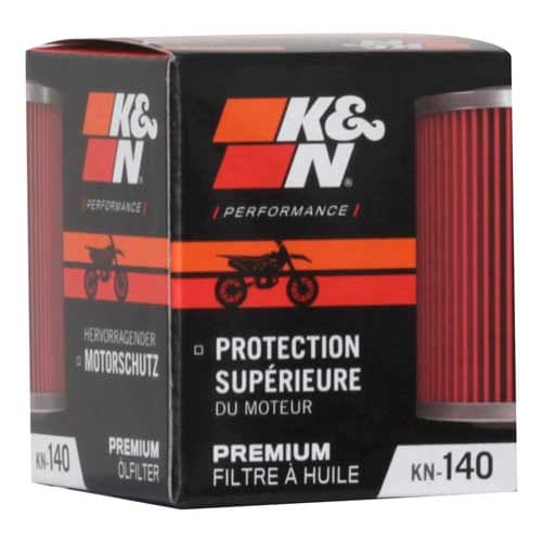 K&N Fits 2007-2013 Yamaha, Husqvarna, Gas Gas & Fantic Caballero Motorcycle - KN-140 K&N K&N Performance Oil Filter KN-140 SR