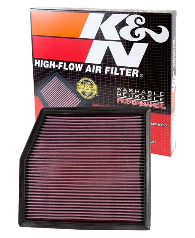 K&N Fits 2010-2013 BMW 135I, 335I 3.0L - KN33-2458 K&N K&N Replacement Panel Filter KN33-2458 SR
