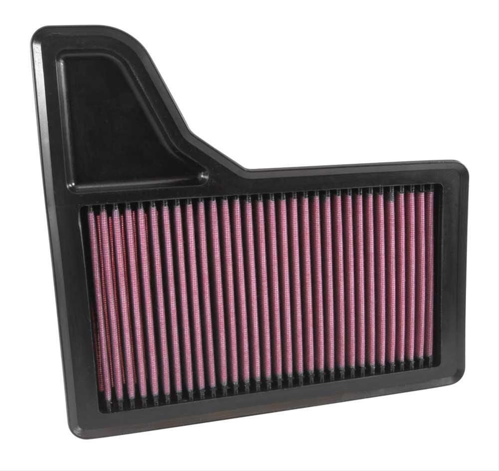 K&N Fits 2015-2016 Ford Mustang 2.3L Ecoboost, 3.7L V6 & Mustang GT 5.0L V8 - KN33-5029 K&N K&N Replacement Panel Filter KN33-5029 SR