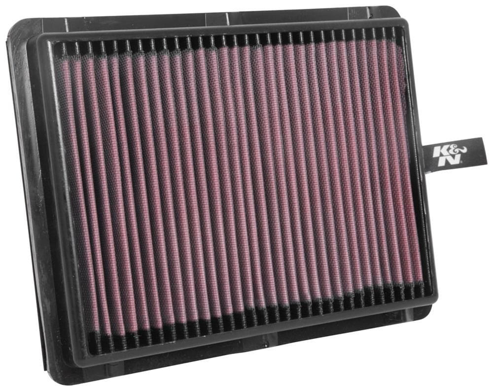 K&N Fits 2015-2018 Hyundai Sonata & Kia Optima 1.6L & 2.0L L4 F/I - KN33-5057 K&N K&N Replacement Panel Filter KN33-5057 SR