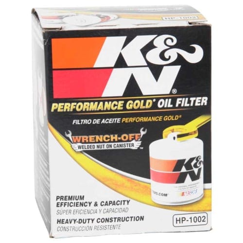 K&N Fits BMW, Chyrsler, Ford , Holden, Lexus, Leyland, Saab, Suzuki, Toyota - KNHP-1002 K&N K&N Performance Gold Oil Filter (Z418) KNHP-1002 SR