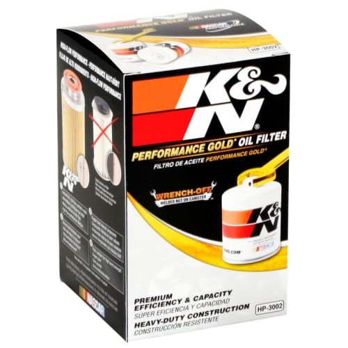 K&N Fits Chev V8 (Long) - KNHP-3002 K&N K&N Performance Gold Oil Filter (Z24) KNHP-3002 SR