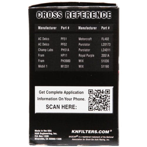 K&N Fits Daewoo, Holden, Nissan, Saab, Toyota - KNPS-2001 K&N K&N Pro Series Oil Filter (Z154) KNPS-2001 SR