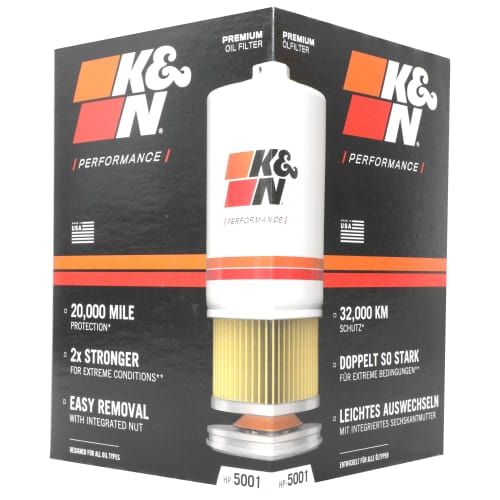K&N Fits Fram HP-6 Equivalent - KNHP-5001 K&N K&N Performance Gold Oil Filter (HP-6) KNHP-5001 SR