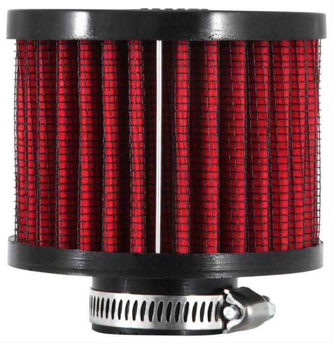 K&N With 1" (25mm) Hole - KN62-1410 K&N K&N Clamp-On Vent Filter 3 OD x 2-3/8 H KN62-1410 SR
