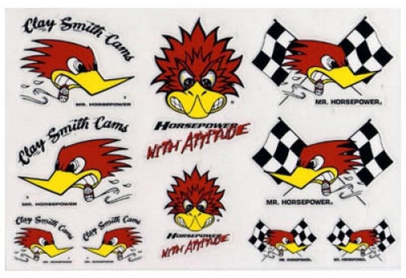 MOONEYES 10 Assorted Die Cut Stickers Mooneyes Clay Smith Sticker Sheet MNCSD23 SR