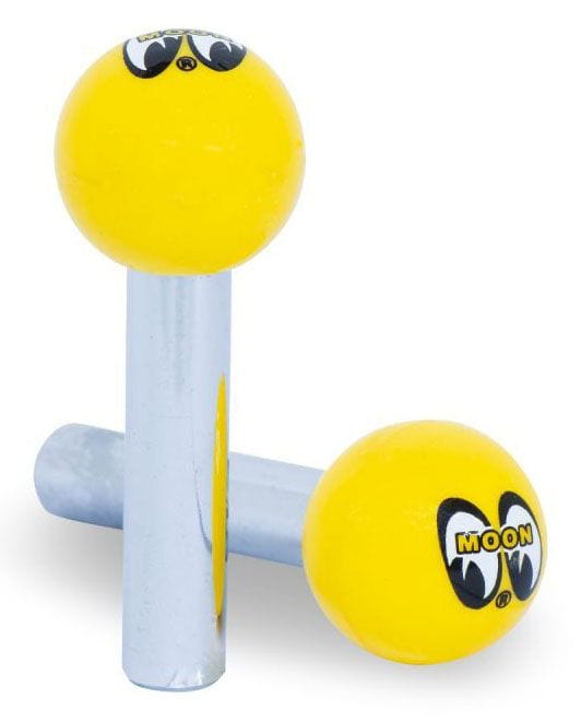 MOONEYES Yellow Moon Ball (Pair) Mooneyes Door Lock Knob MNAA112MN SR
