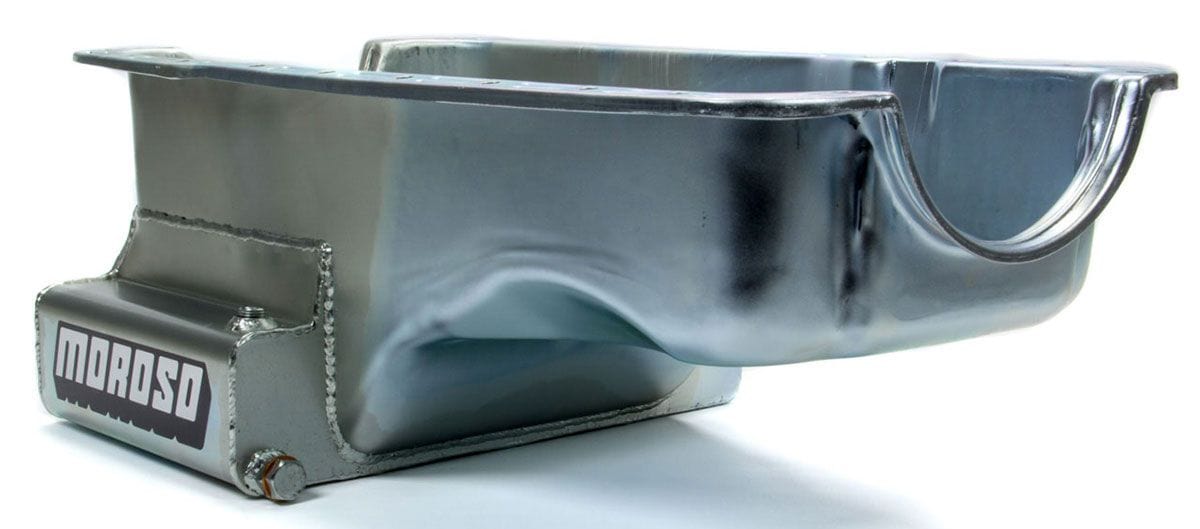 MOROSO Fits all Ford 351W Engines Moroso Wet Sump Oil Pan, 8" Deep, Front Sump MO20507 SR