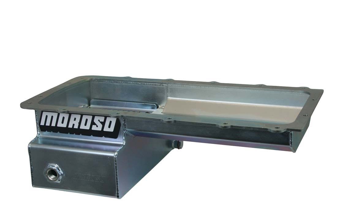 Moroso Suit Ford 5.0L Coyote V8 Moroso 6.6L Steel Oil Pan with Front Sump & Baffle MO20573 SR