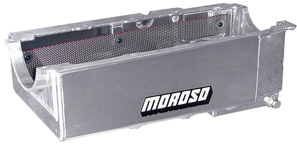 MOROSO Suit GM Mark IV style (except Gen V and Gen VI) Moroso Wet Sump Oil Pan, 8" Deep for use with Internal Pickup MO21600 SR