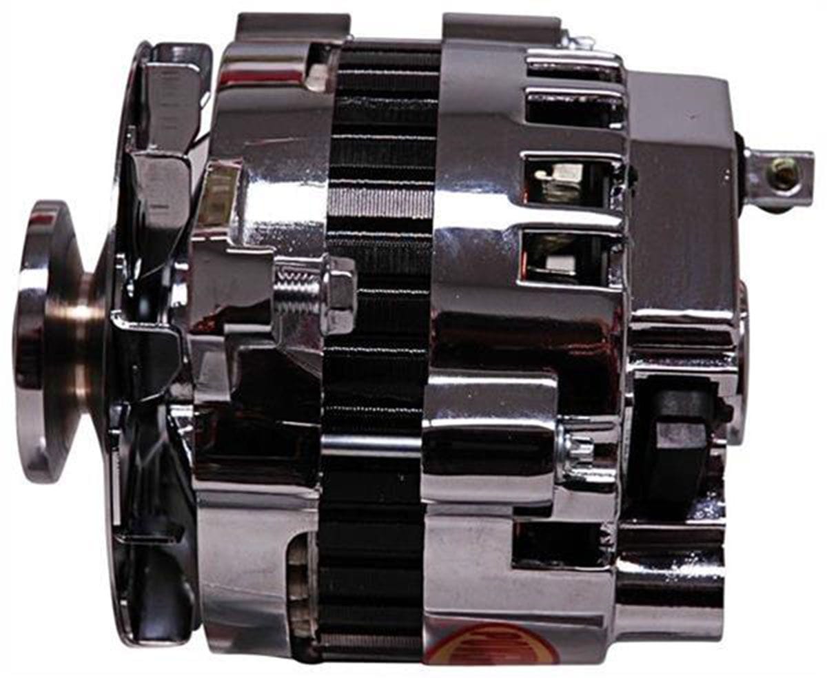MSD 1 Wire Hook-Up, 160 Amp, Chrome Finish MSD Dynaforce Alternator MSD5362 SR