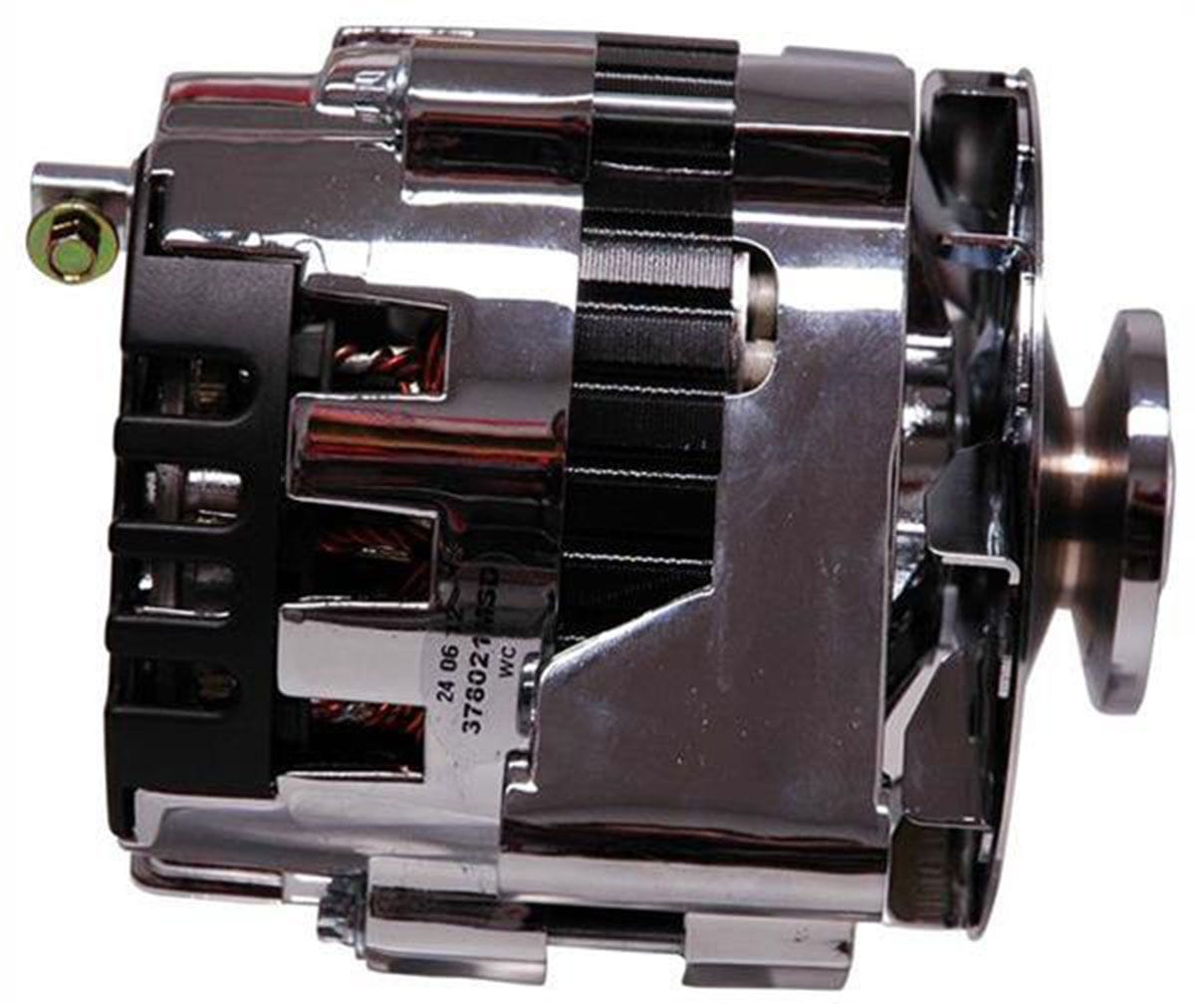 MSD 1 Wire Hook-Up, 160 Amp, Chrome Finish MSD Dynaforce Alternator MSD5362 SR