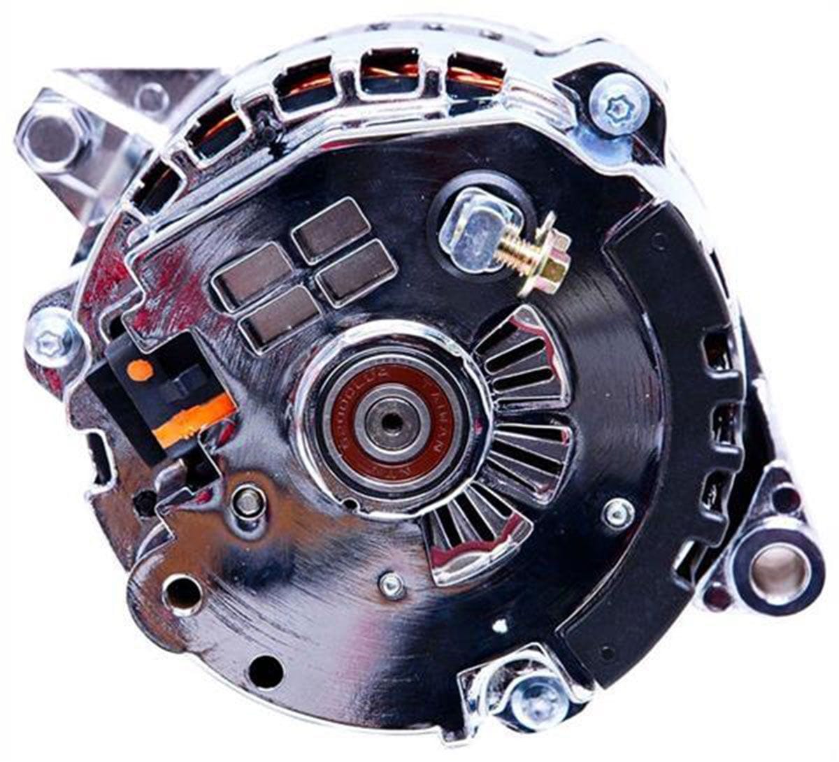 MSD 1 Wire Hook-Up, 160 Amp, Chrome Finish MSD Dynaforce Alternator MSD5362 SR