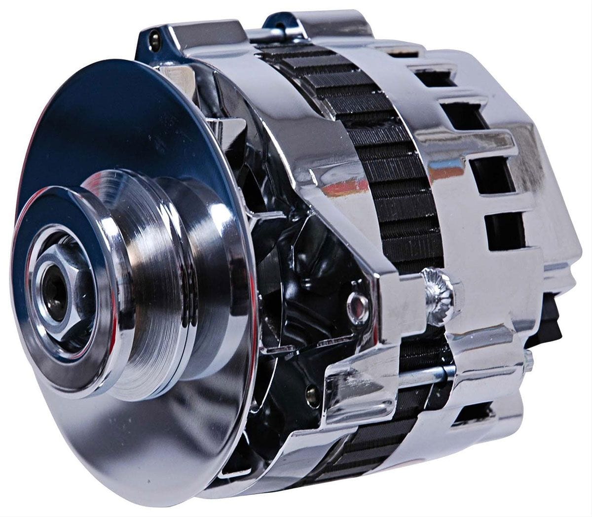 MSD 1 Wire Hook-Up, 160 Amp, Chrome Finish MSD Dynaforce Alternator MSD5362 SR
