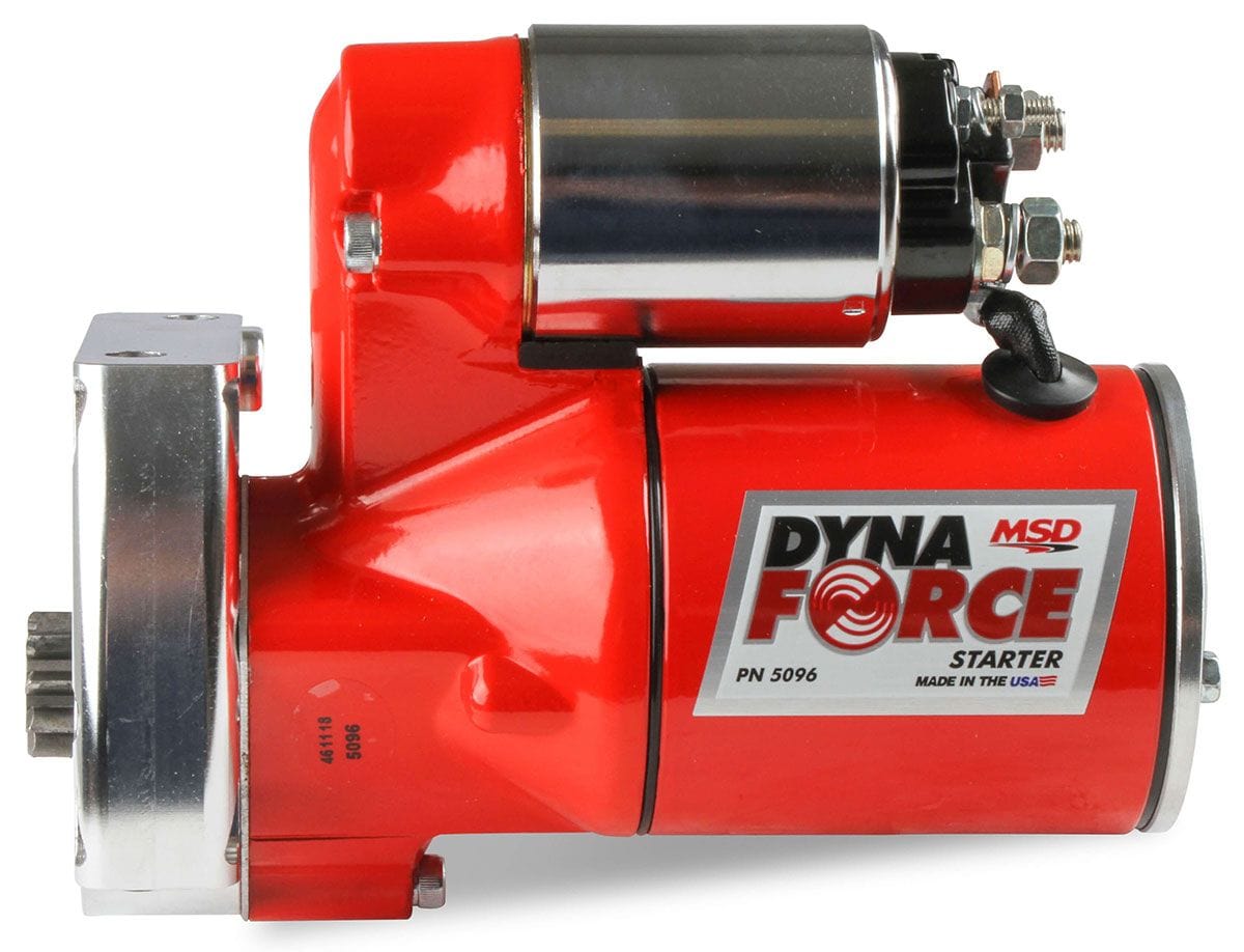 MSD 3.4hp Red Powder-coat, Suit Chevy LS1-LS7 MSD DynaForce Starter Motor MSD5096 SR