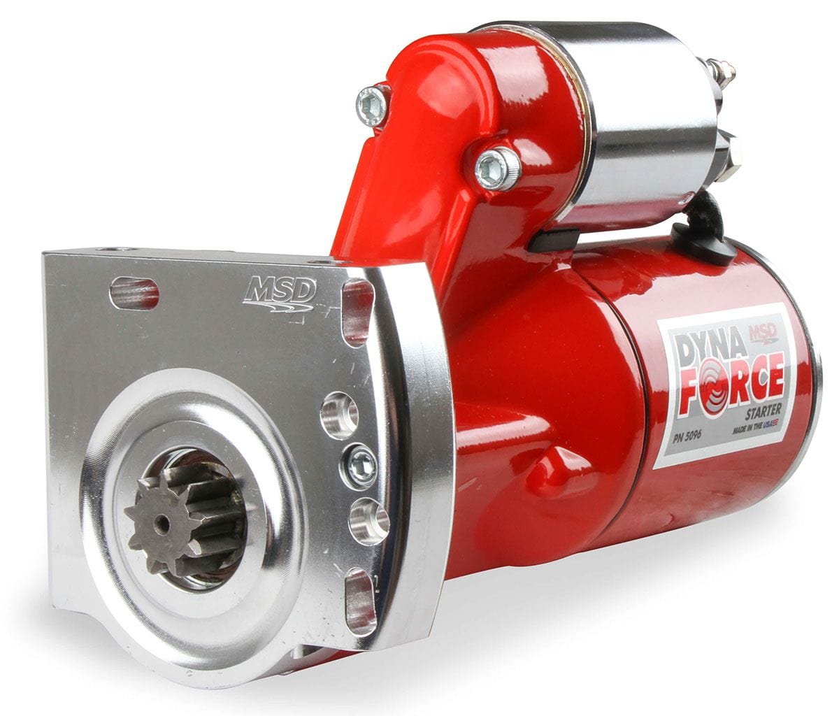 MSD 3.4hp Red Powder-coat, Suit Chevy LS1-LS7 MSD DynaForce Starter Motor MSD5096 SR