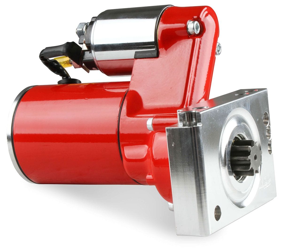 MSD 3hp Mini, Red Powder-coat, Suit Chevy Small/Big Block, Inline Bolt Mo MSD DynaForce Starter Motor MSD5095 SR