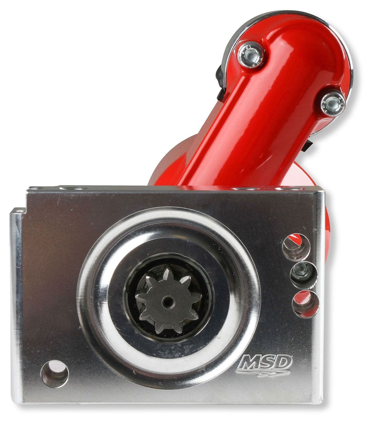 MSD 3hp Mini, Red Powder-coat, Suit Chevy Small/Big Block, Inline Bolt Mo MSD DynaForce Starter Motor MSD5095 SR