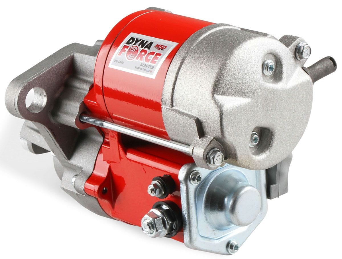 MSD 3hp Mini, Red Powder-coat, Suit Chrysler 273-440 MSD DynaForce Starter Motor MSD5098 SR
