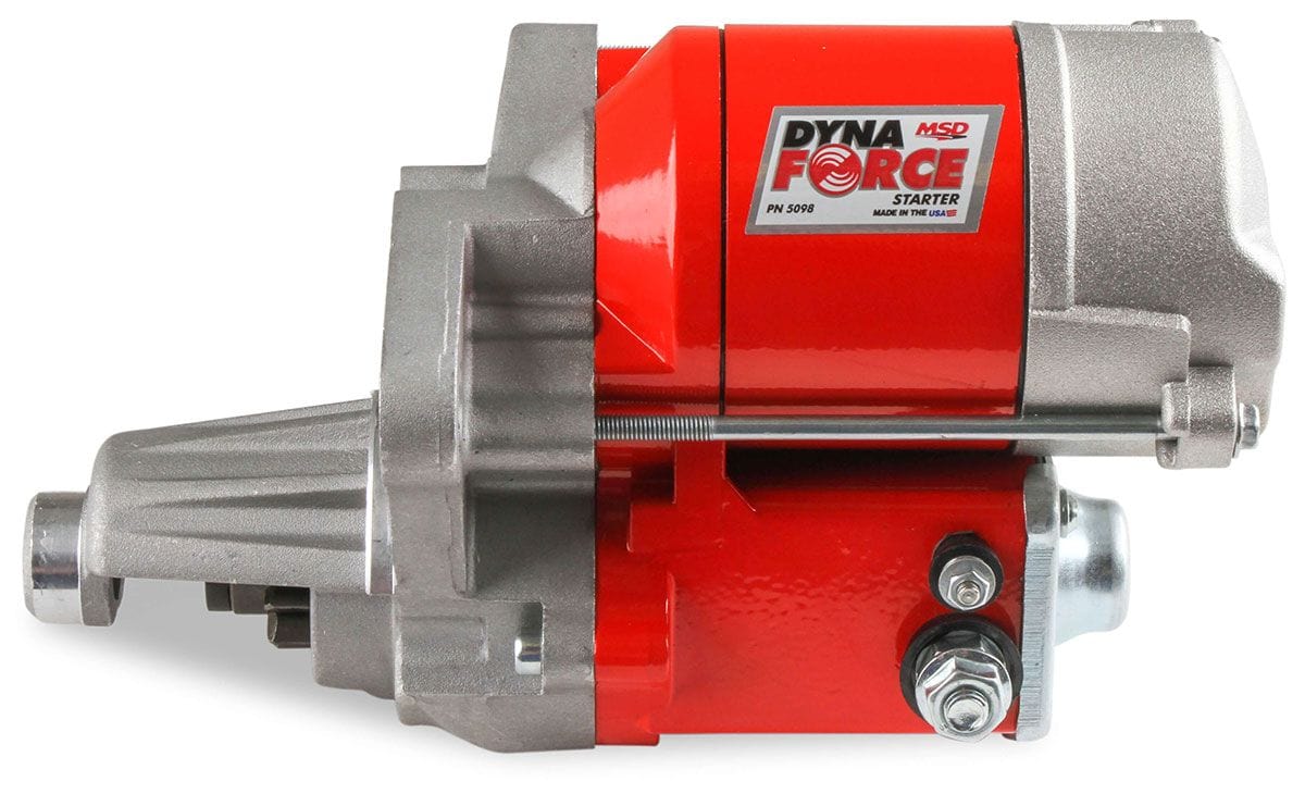 MSD 3hp Mini, Red Powder-coat, Suit Chrysler 273-440 MSD DynaForce Starter Motor MSD5098 SR